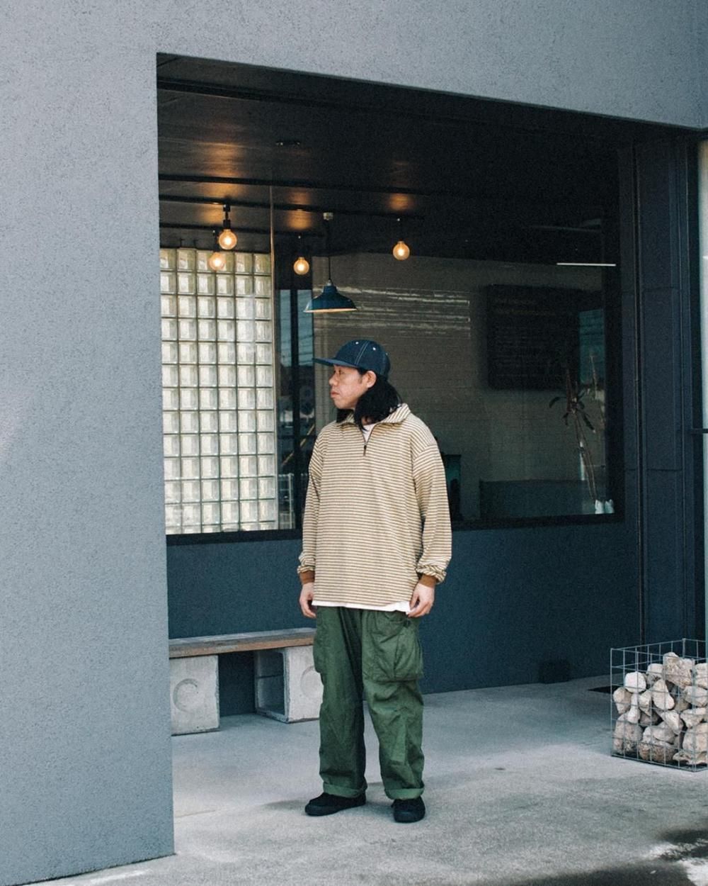 COMFORTBALE REASON | ハーフジップボーダーカットソー - BUNTEN