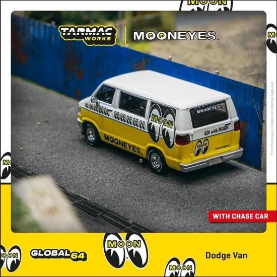 Tarmac Works 1/64 Dodge Van Mooneyes ダッチ バン ムーンアイズ