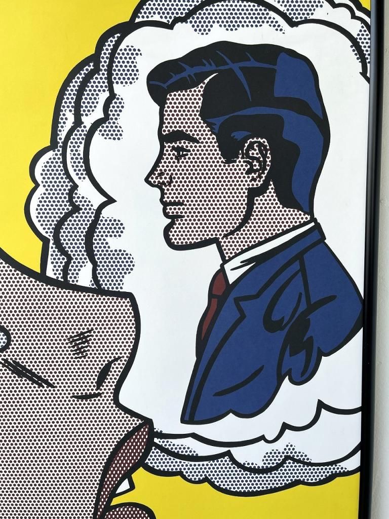 1990's Roy Lichtenstein ”Thinking of him