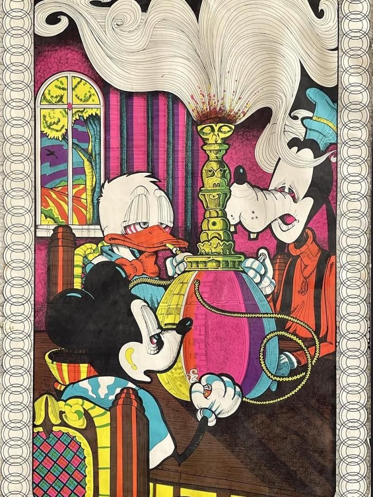 1970's ”AINT GONNA WORK ON DIZZY'S FARM NO MORE” 額入り ブラック