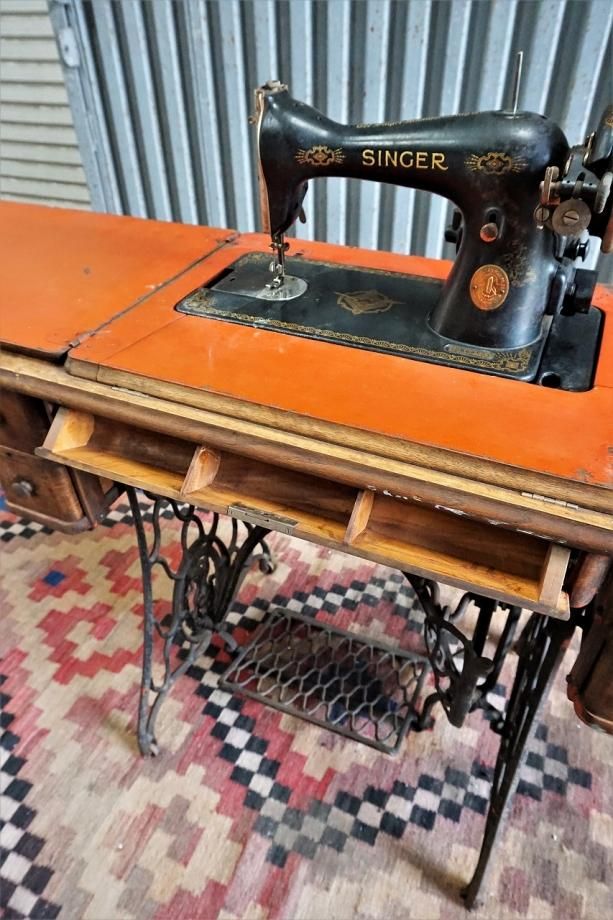 アンティーク SINGER社製 ミシンテーブル - アンティーク、ビンテージ