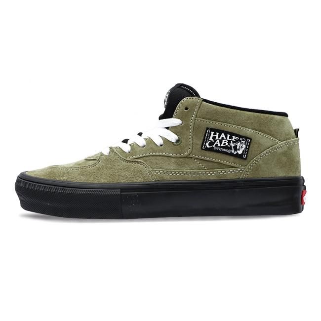 VANS SKATE HALF CAB / PIG SUEDE.OLIVE/BLACK（バンズ/ヴァンズ
