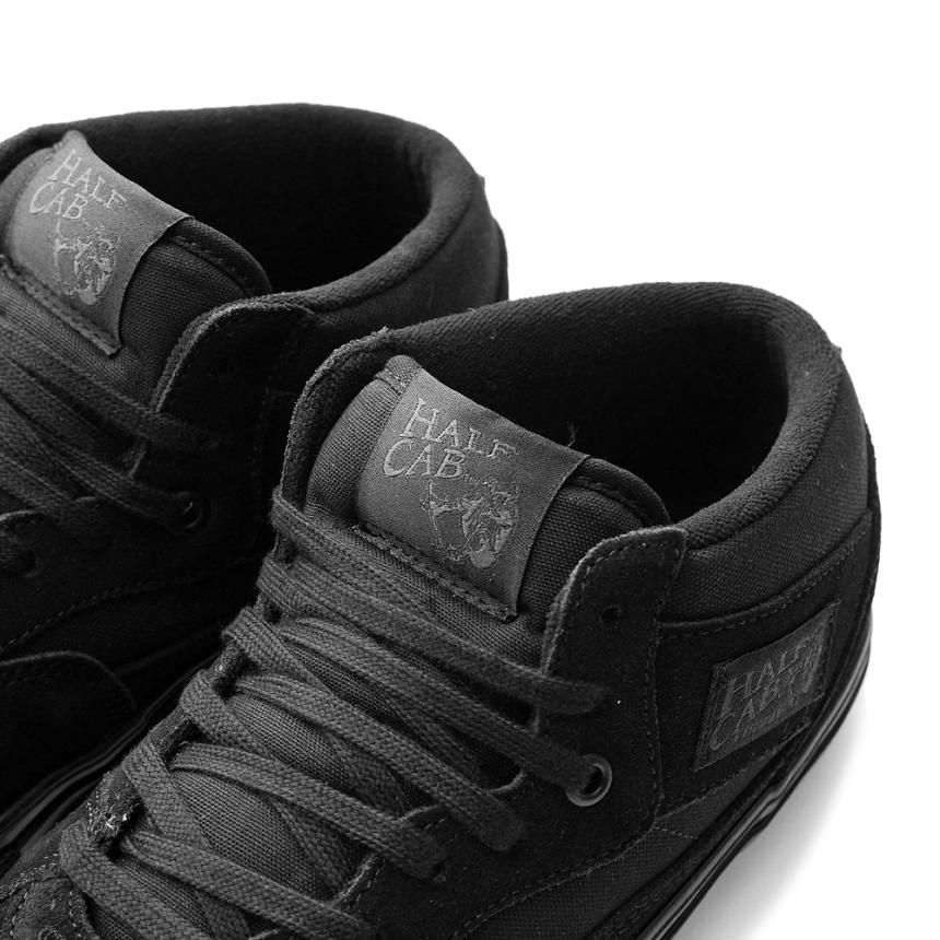 VANS SKATE HALF CAB / BLACK/BLACK（バンズ/ヴァンズ スケート ハーフ