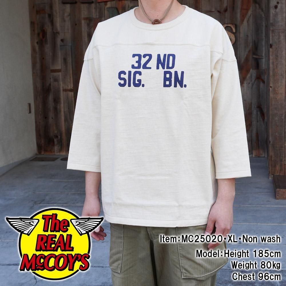 HEAVY COTTON FOOTBALL TEE / 32ND SIG