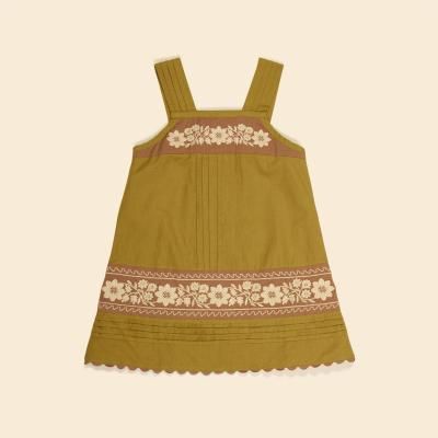 30%Off!! Apolina◇ Vittoria Apron Shift - Dried Moss - MaRiet