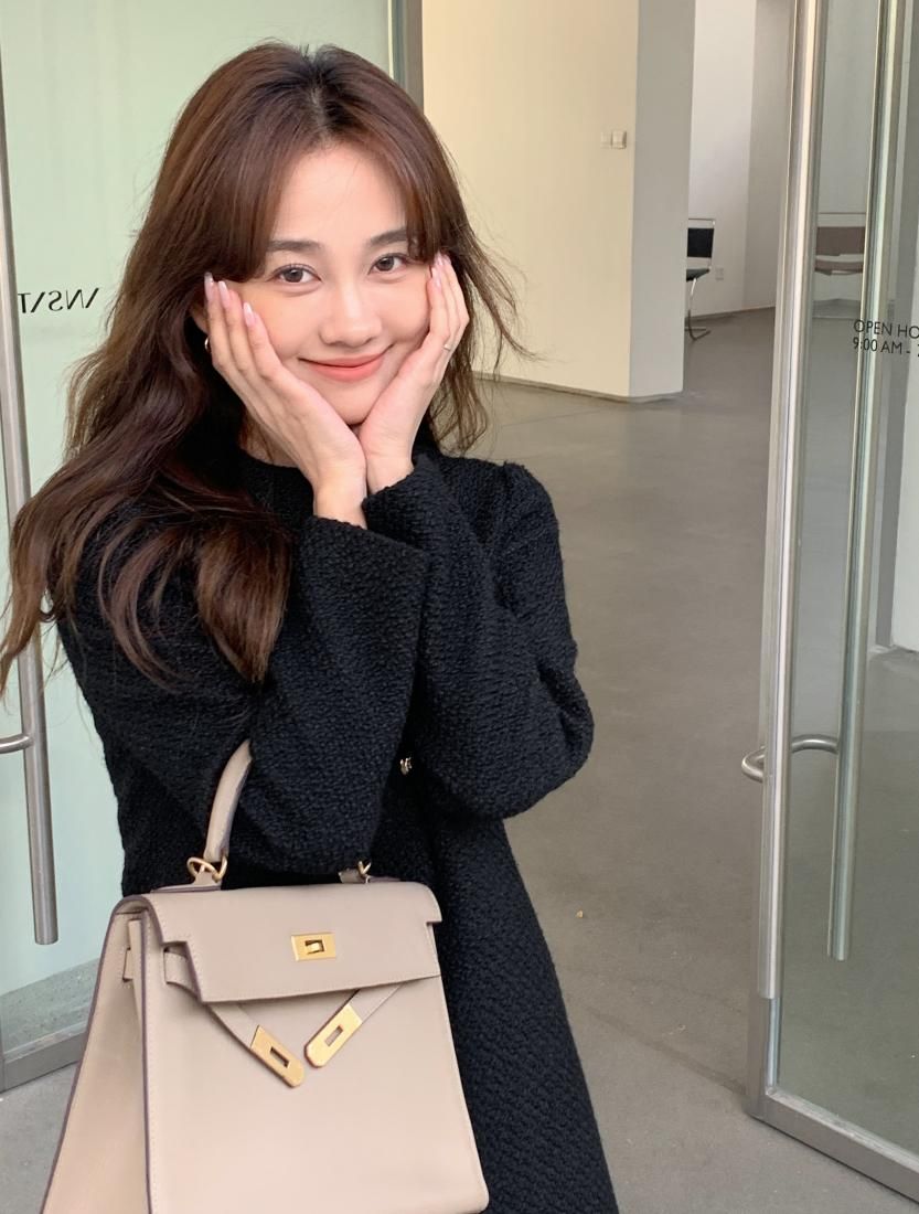 TWEED NO COLLAR JACKET DRESS - BIRTHDAY BASH