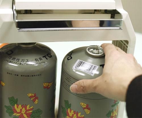 ミニプロパンガスボンベセットpiiq（ピーク）の使い方 - きなりがらす