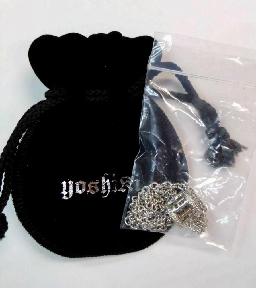 YOSHIKI Jewelry シルバー・ネックレス サイレント・ラウンド「Y」の