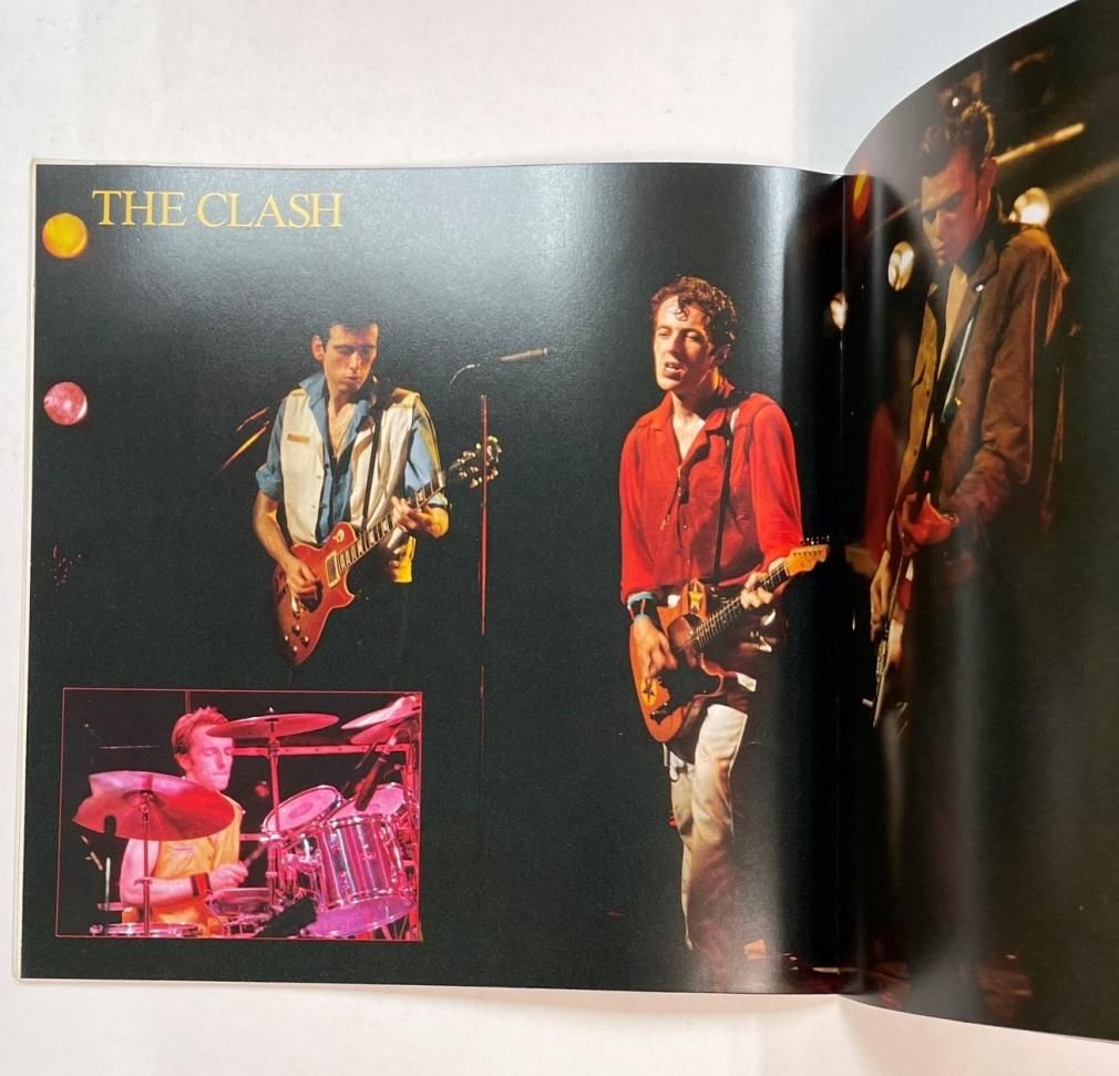 The Clash 直筆サイン入り・パンフレット 1982年来日公演 クラッシュ