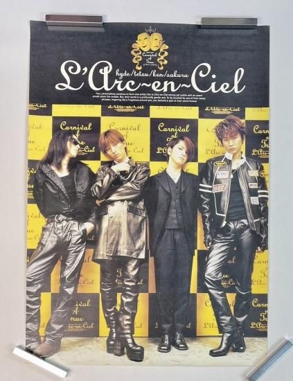 ラルクアンシエル ポスター L'Arc‐en‐Ciel Carnival of True 1996-1997