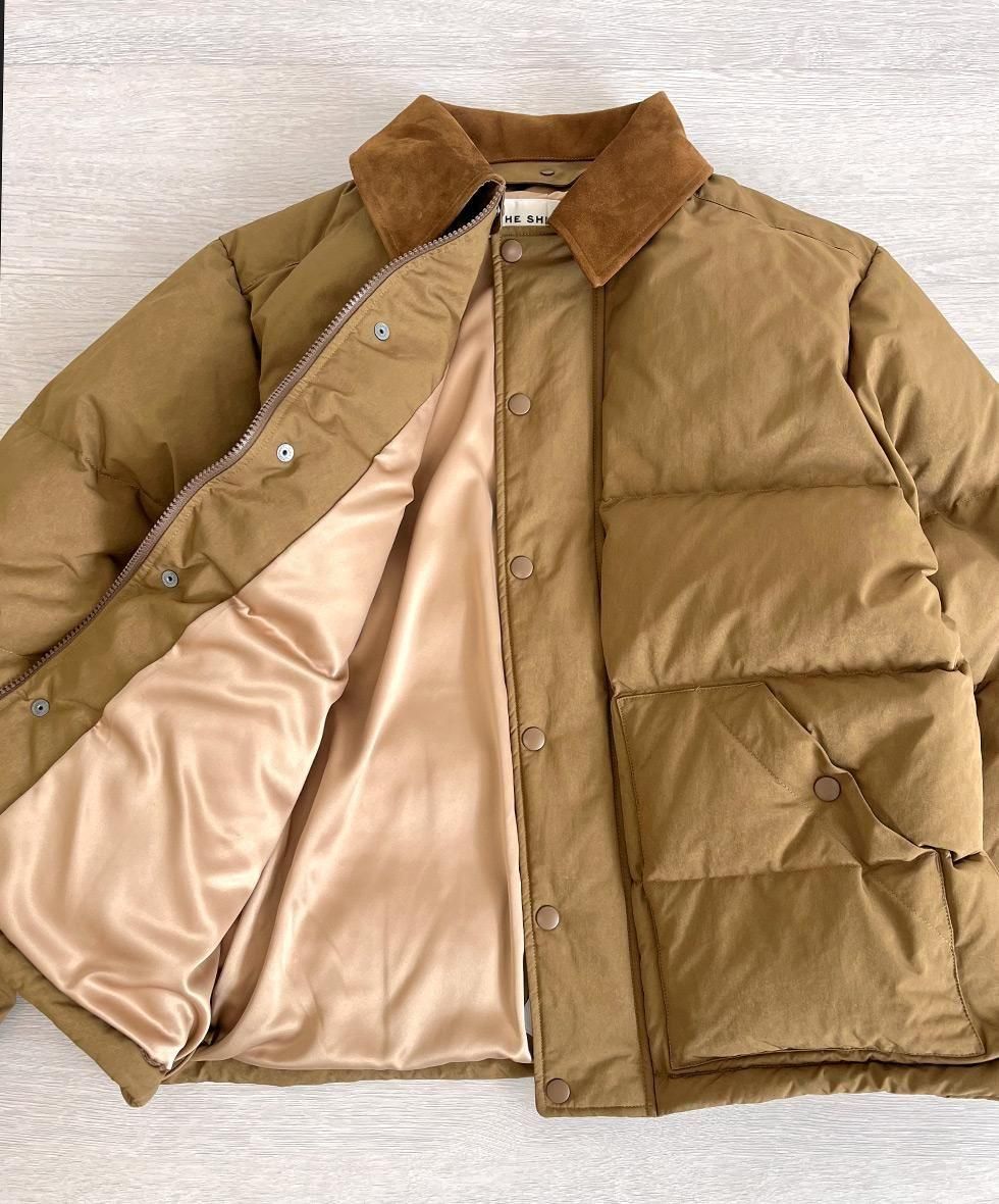 Shinzone/ SUEDE COLLAR DOWN JACKET