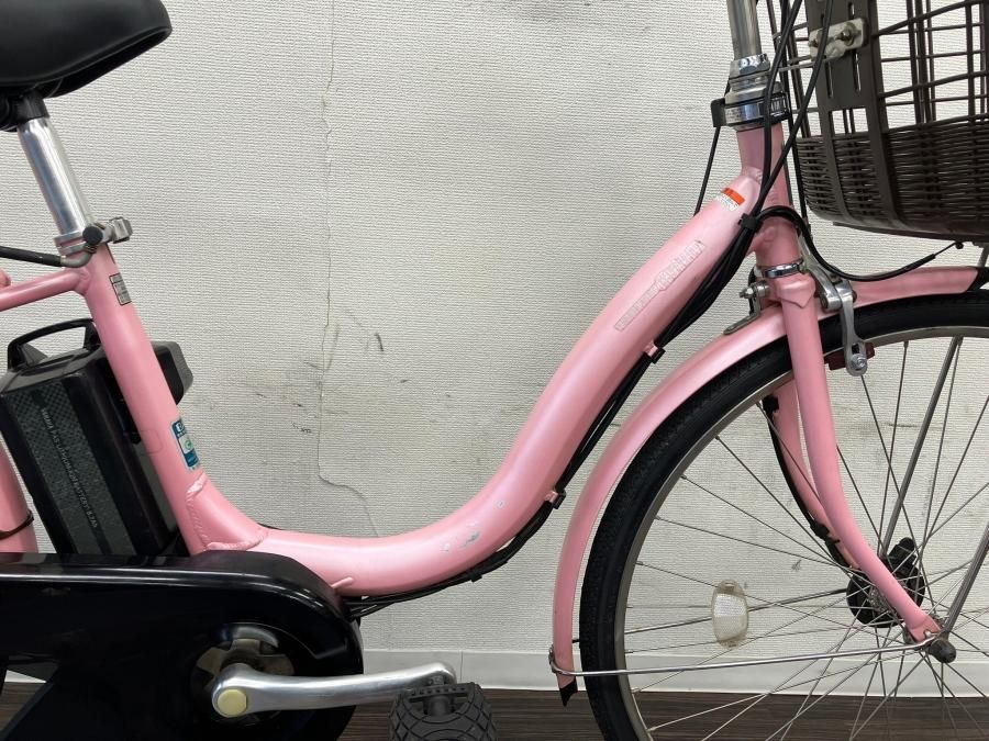 電動自転車 ヤマハ Pasnatura 26インチ ピンク 8.7ah 2014年頃 №0329