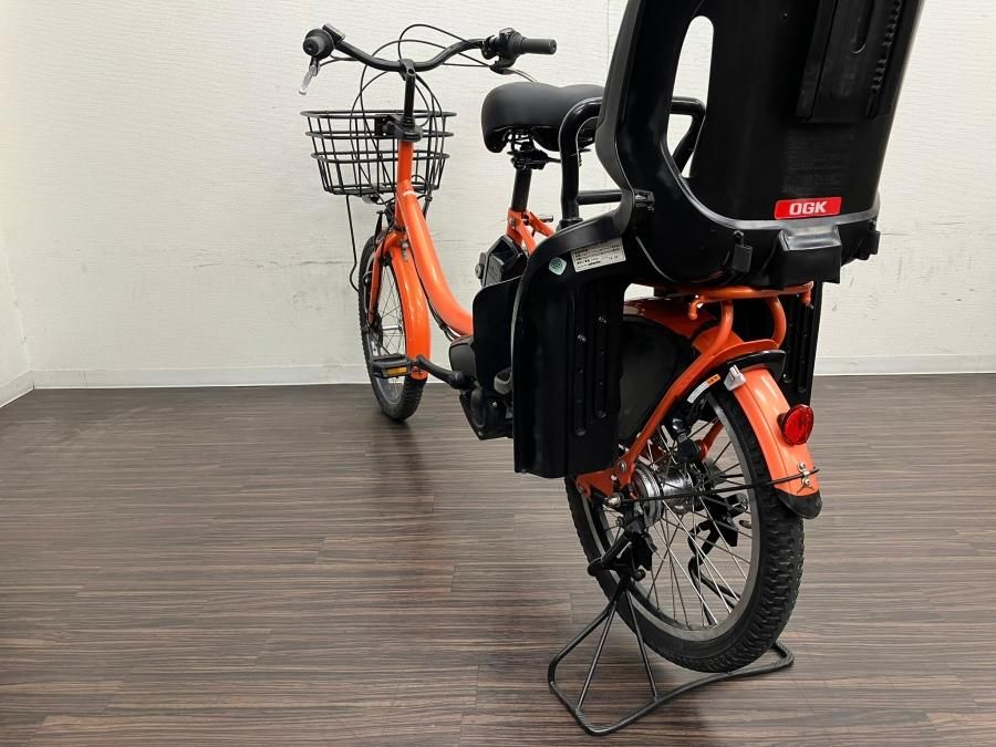 電動自転車 ヤマハ PAS Babby 20インチ オレンジ 12.8ah 2014年頃 前後
