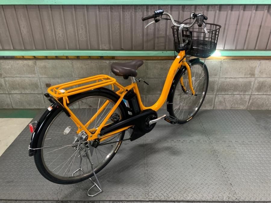 横浜在庫）電動自転車 ヤマハ PAS With パスウィズ オレンジ 26インチ