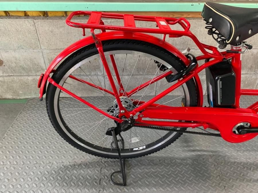 神戸在庫）電動自転車 ブリヂストン ステップクルーズ STPCLUZ 赤 大