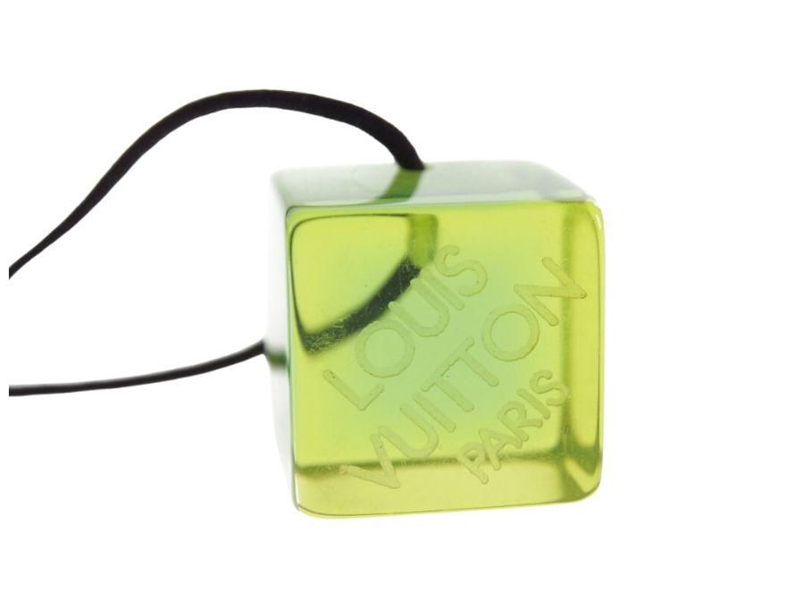 ルイヴィトン ヘアキューブ ヘアゴム ヘアアクセサリー LV キューブ 緑