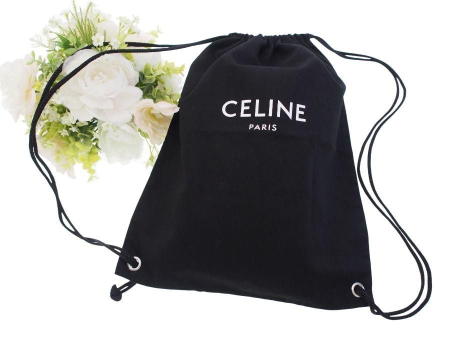 Used 展示品】 セリーヌ CELINE ノベルティ 巾着リュックサック バック