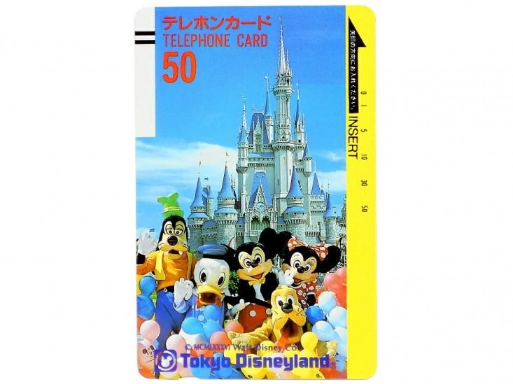 東京ディズニーランド ミッキー & フレンズ テレホンカード 1986年