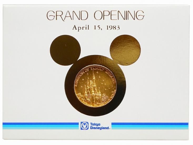 TDL グランドオープニング記念 1983年 メダル コイン キャスト限定