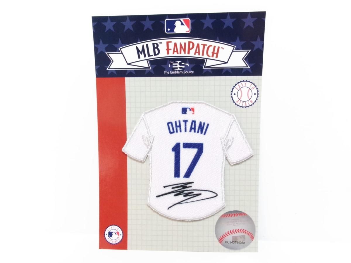 大谷翔平 LA ドジャース ワッペン パッチ 背番号17 サイン