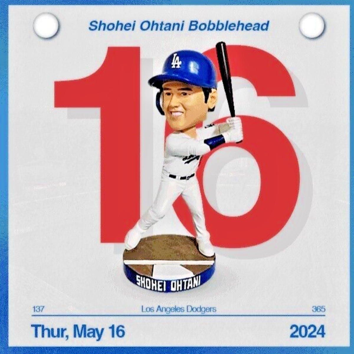 大谷翔平 LAドジャースボブルヘッドフィギュア|2024年5月16日MLB - FAR-OUT