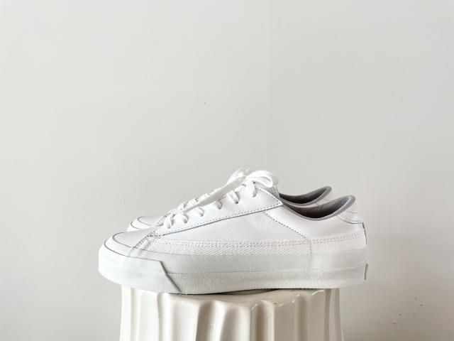 ASAHI アサヒ / BELTED LOW LEATHER white - SALT