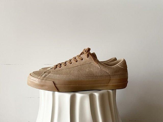 ASAHI アサヒ / BELTED LOW SUEDE beige×beige - SALT