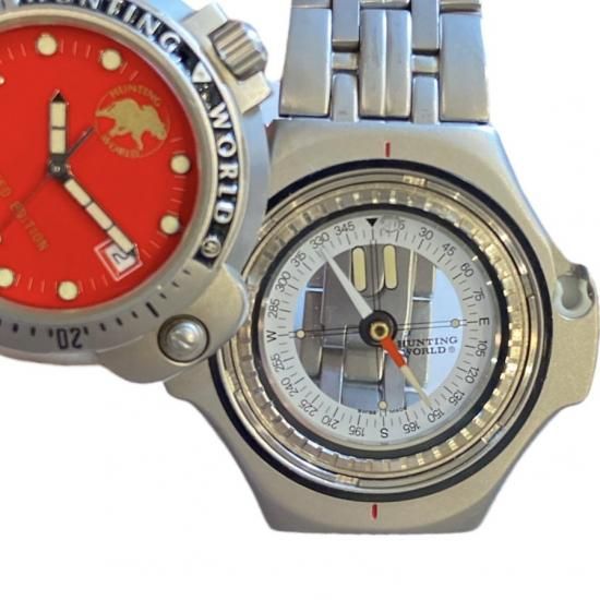 HUNTING WORLD】ハンティングワールド コンパスウォッチ 925本限定 SS