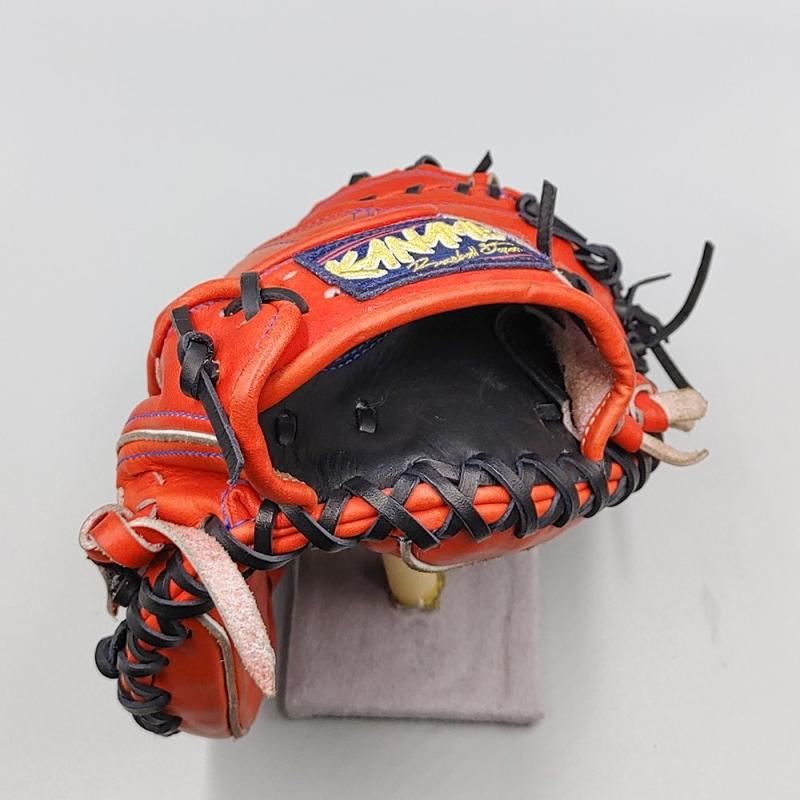 全紐交換済み】 KANAME 軟式用 キャッチャーミット 型付け済み (要