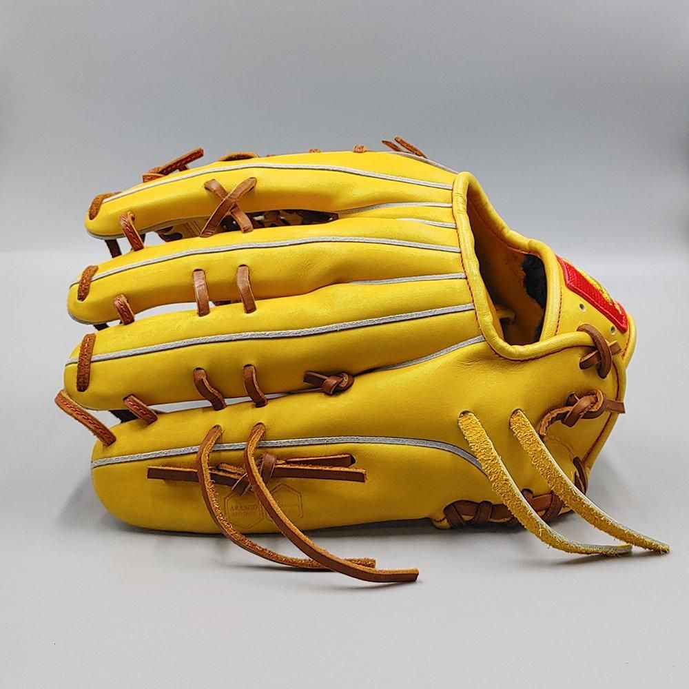 ジュンケイ硬式外野用型付け済み型良好 新古品 (高校野球対応