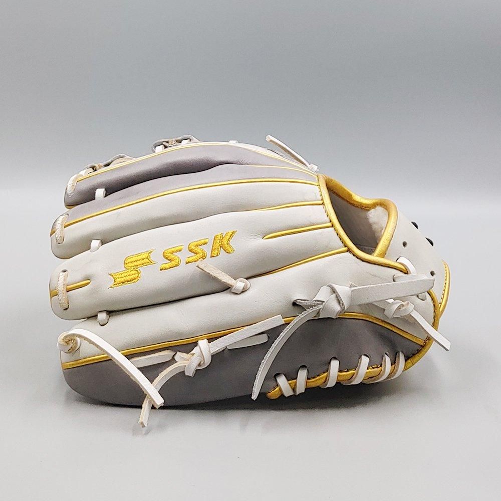 クリーニング済み 】 SSK 軟式グローブ / 内野手用 型付け済み