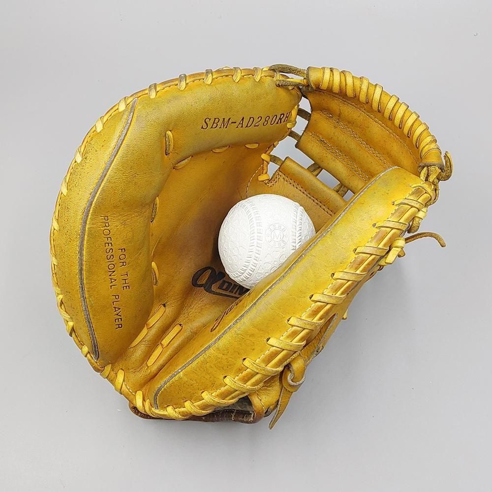 クリーニング済み 】 シュアプレイ 軟式用 キャッチャーミット 型付け