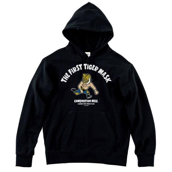 初代タイガーマスク THE FIRST TIGER MASK プルパーカー ブラック