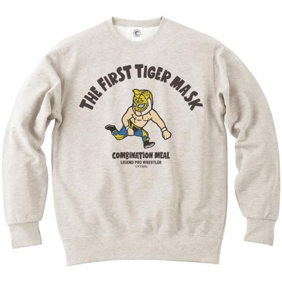 初代タイガーマスク THE FIRST TIGER MASK クルースウェット オートミール