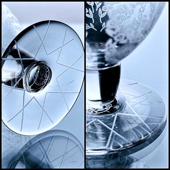 華麗なオールドバカラ イスパハンの希少ワイングラス【1950年前後