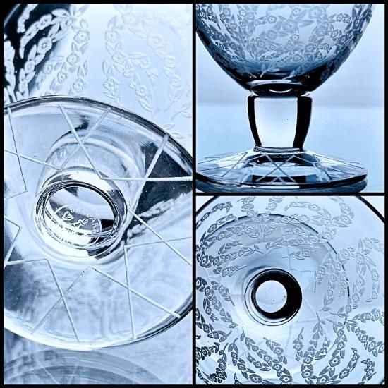 華麗なオールドバカラ イスパハンの希少ワイングラス【1950年前後