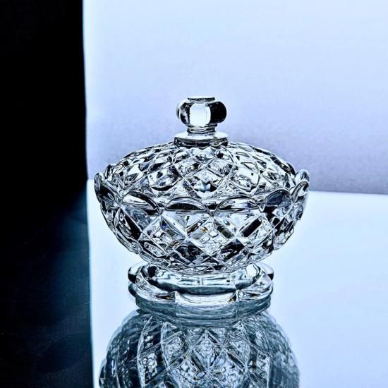 光輝く至高の名品!!オールドバカラ ディアマン カレ コンポート 脚付き