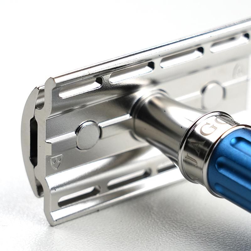 Edwin Jagger 3ONE6 | アルマイト・ブルー - 両刃カミソリ専門店 KOJAK