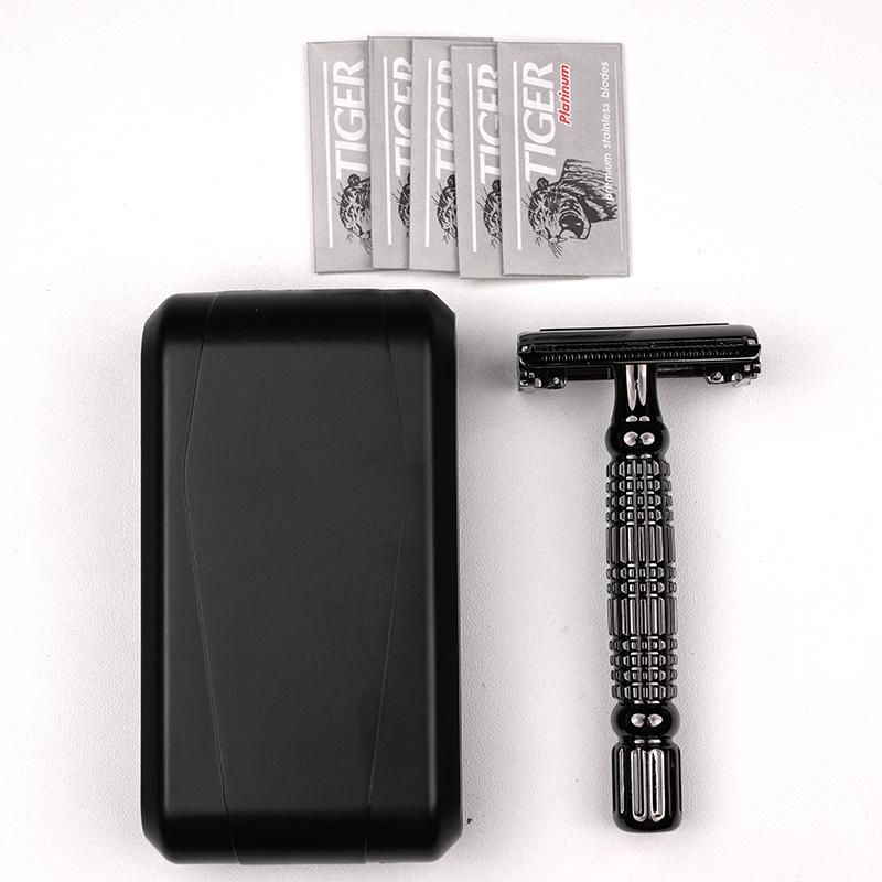 TIGER 替え刃付きカミソリ | キャリングケース付 - 両刃カミソリ専門店
