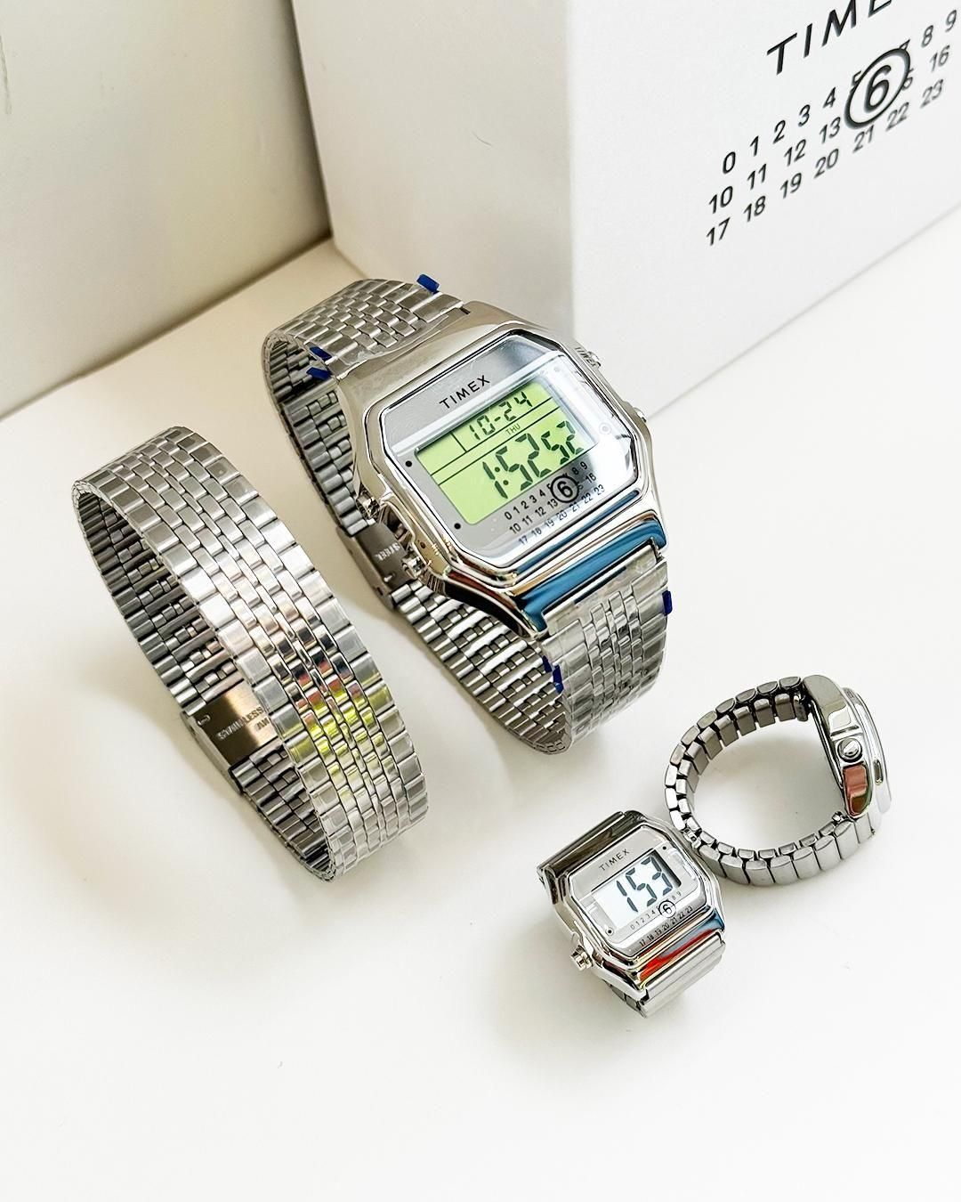 MM6 Maison Margiela × Timex｜Timex × MM6 T80 Ring Watch Size M/L