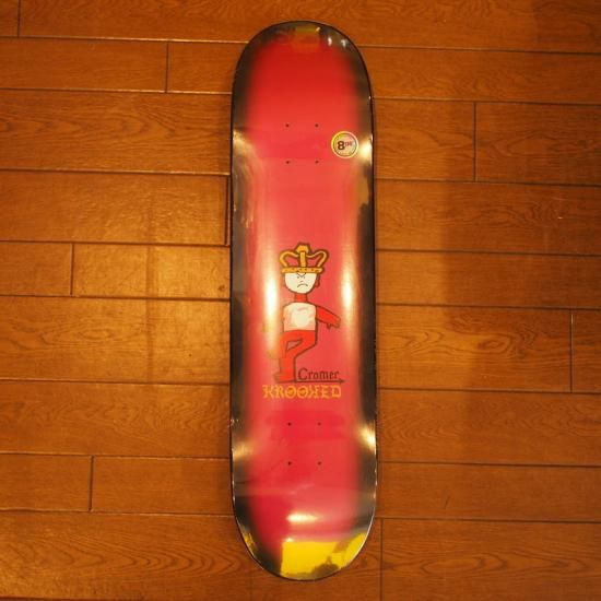 KROOKEDスケートボードデッキ|CROMER MAD KING - TRIAL SurfFamily