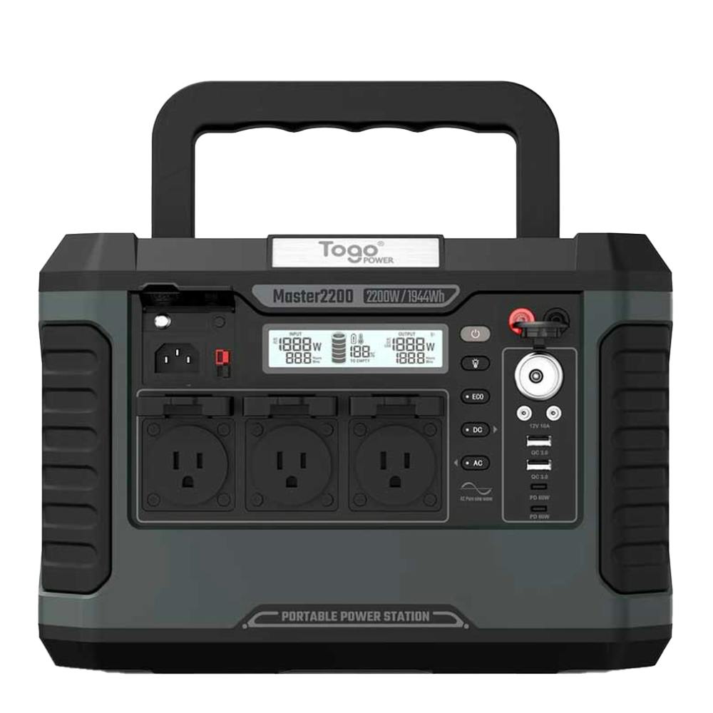 TogoPower ポータブル電源 1800W TPS1800 USB機能付き | 発電機