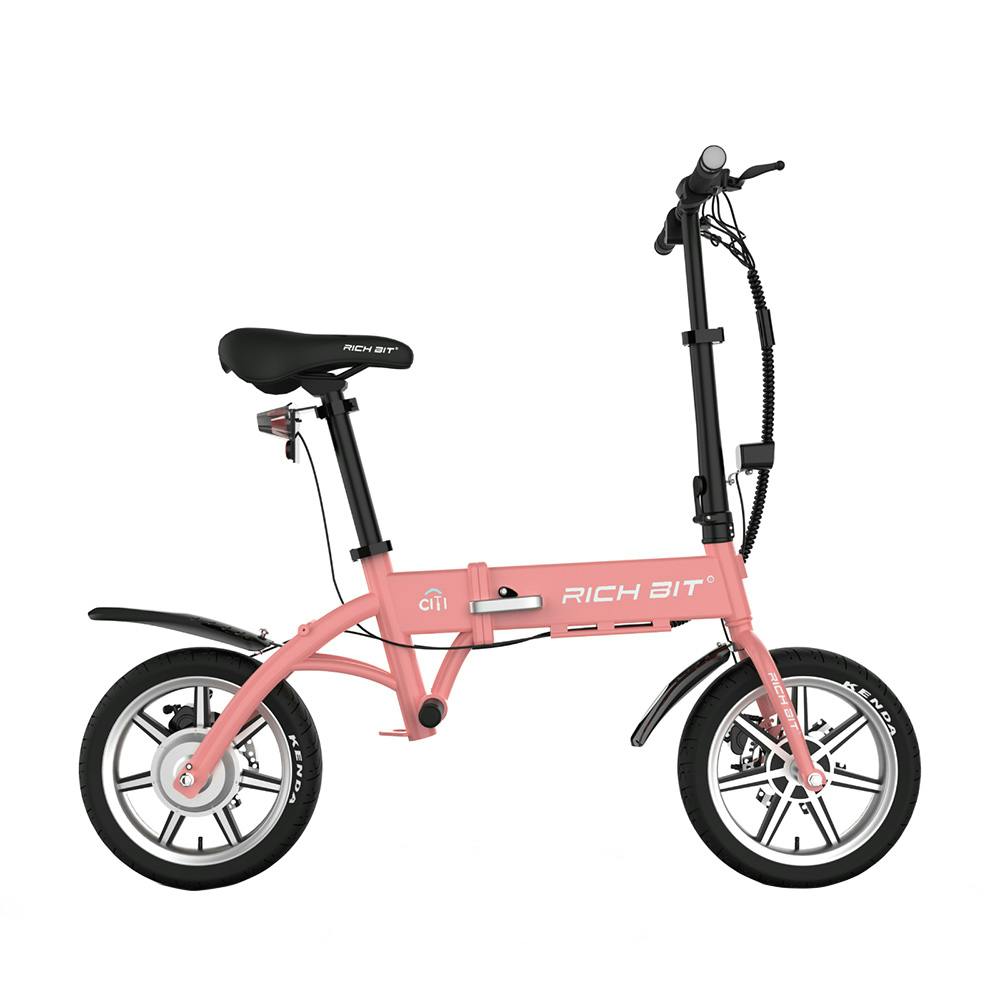 電動アシスト自転車 RICHBIT CITY ASSIST サクラピンク 電動自転車