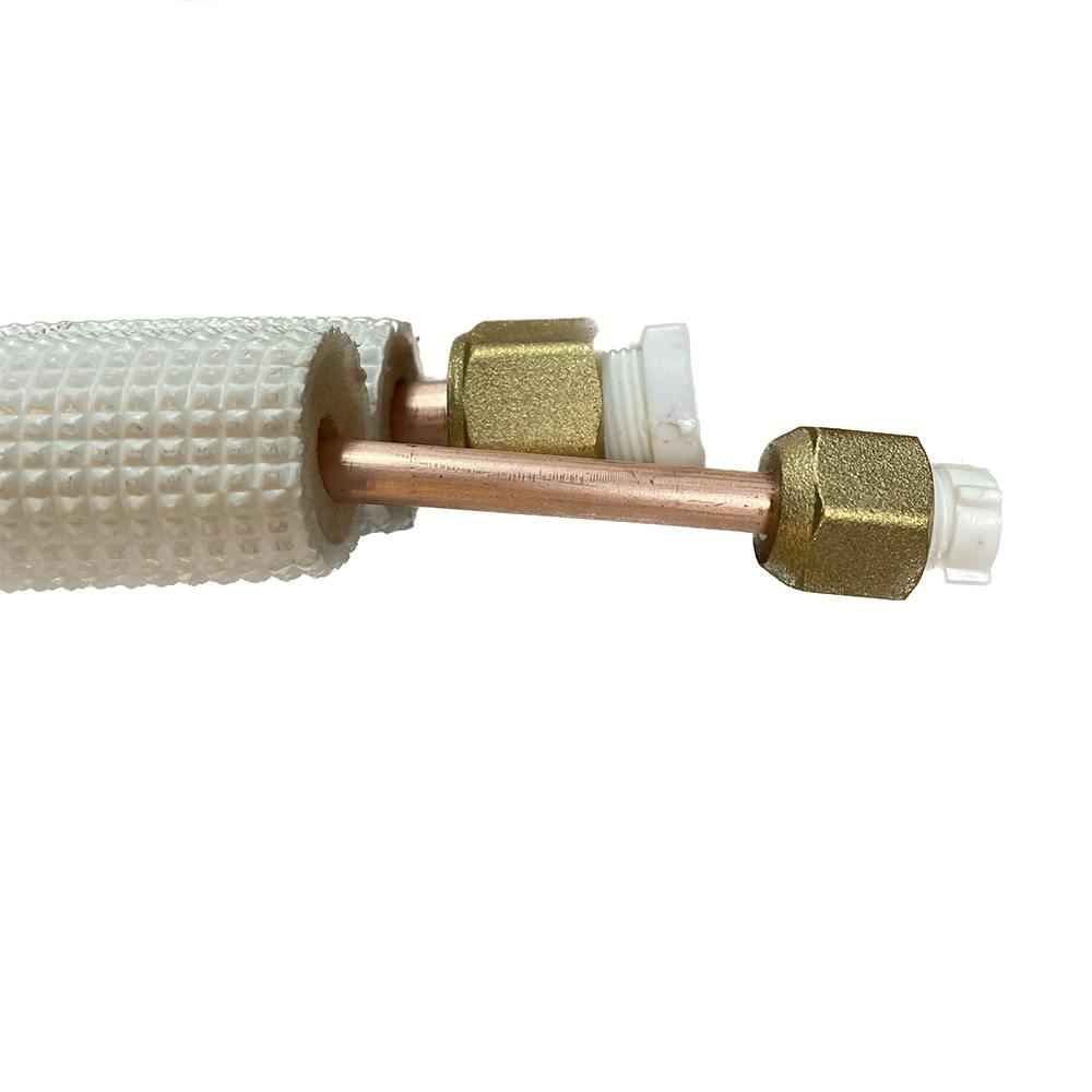 MF エアコンペアチューブ 2分3分 フレア加工済 ナット付 5m ペアコイル