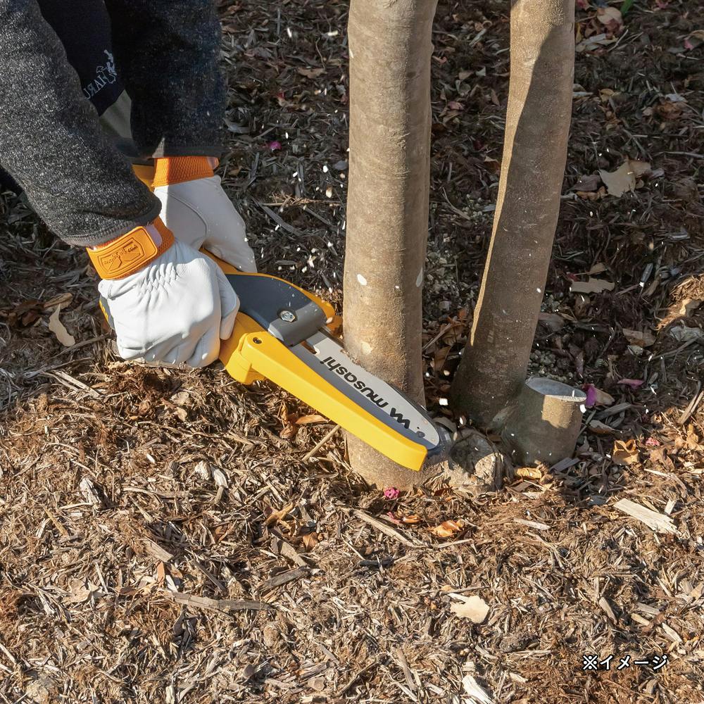 ムサシ 充電式ハンディーチェーンソー HCS-6000 | 電動工具 通販