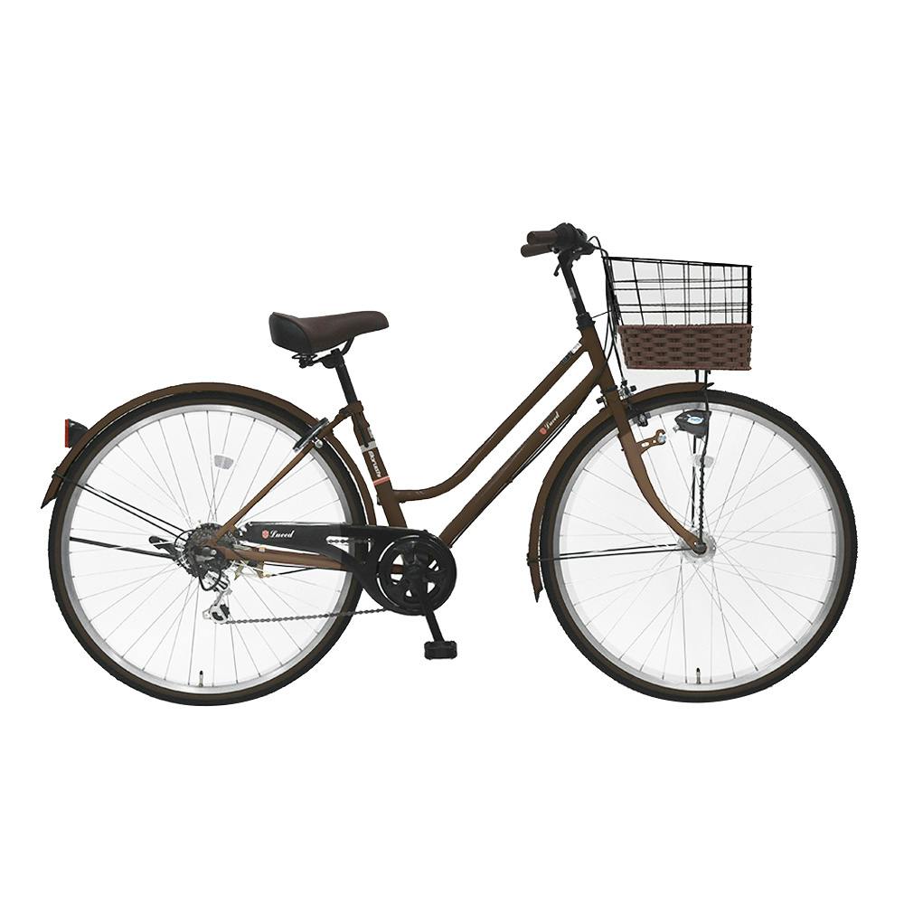 自転車】ルイードシティHD 27インチ 外装6段変速 ブラウン | シティ