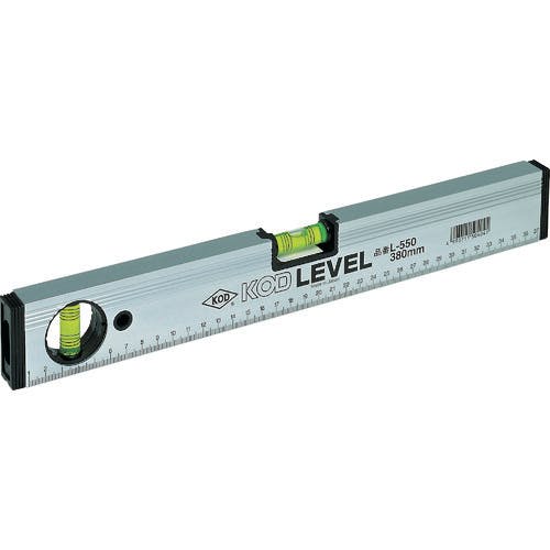 CAINZ-DASH】アカツキ製作所 箱型アルミレベル L-550380MM【別送品
