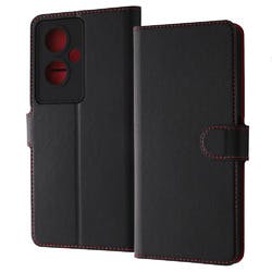 OPPO A79 5G Like STD 耐衝撃 手帳型レザーケース シンプル MG/BK/RD