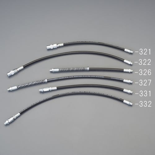 グリースポンプ用フレキホース(カプラー付) M10/300mm EA991CD-321