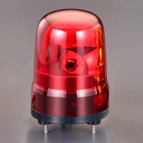 パトライト(PATLITE) LED回転灯(ブザー付/赤色) DC12～24V EA983FS